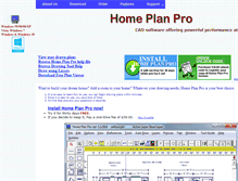Tablet Screenshot of homeplanpro.com